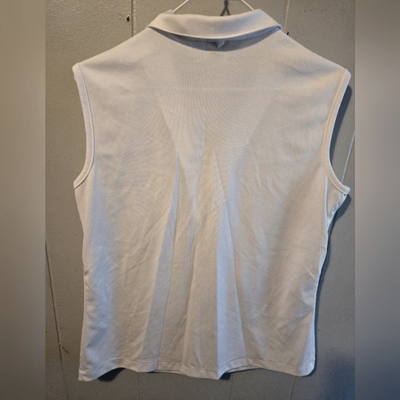 Vtg Womens Sleeveless Collared Button Down - Picture 6 of 6